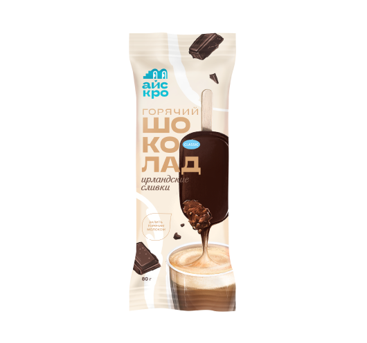 Горячий шоколад-эскимо с ирландскими сливками