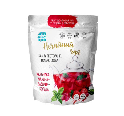 Малиново-клубничный чай с базиликом и корицей