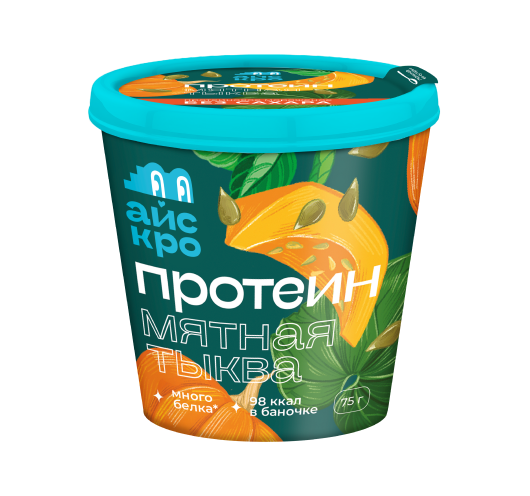 Мятная тыква с тыквенными семечками