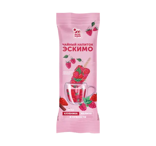 Малиново-клубничный чай с базиликом и корицей